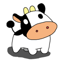 [LINEスタンプ] ウシさん 