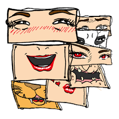 [LINEスタンプ] NICOICHI 1+1=1(女性版） 