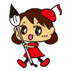 [LINEスタンプ] @Doremiちゃん（書道de気持ち） 