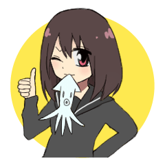 [LINEスタンプ] Dried squid ＆ Yoshiko 