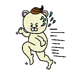 [LINEスタンプ] きもくま。 