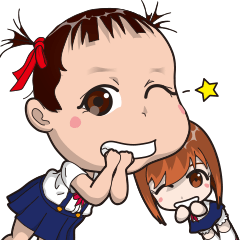 [LINEスタンプ] コッコちゃんとお人形ちゃん 