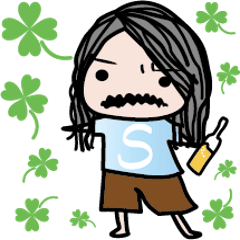 [LINEスタンプ] しゃべる顔2 