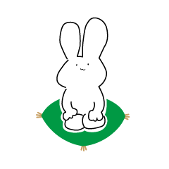 [LINEスタンプ] 生意気なうさぎ 