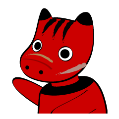 [LINEスタンプ] 赤べこっつぁん 
