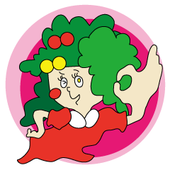 [LINEスタンプ] アイ・アム・サラダちゃん 