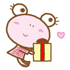 [LINEスタンプ] ケロケロももちゃん 