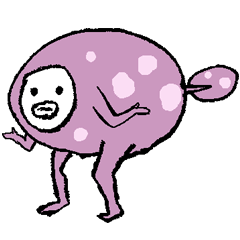 [LINEスタンプ] 全身タイツのオタマ 