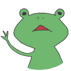 [LINEスタンプ] カエルとブタの日常会話-1- 