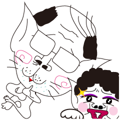 [LINEスタンプ] 隣のあいつら。(オヤジ時々オカンver) 