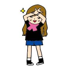 [LINEスタンプ] ライブ大好きハルミちゃん 