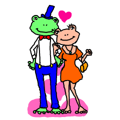 [LINEスタンプ] カエレオとカエリン