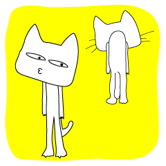 [LINEスタンプ] じゃっかんシニカルな猫 