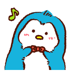 [LINEスタンプ] おめかしペンギン 