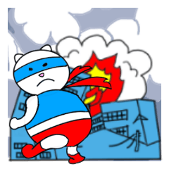 [LINEスタンプ] 正義のねこ★ターリー 
