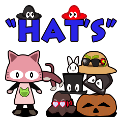 [LINEスタンプ] ORI'S STICKER "HAT'S" 