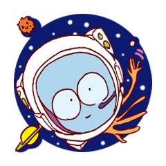 [LINEスタンプ] 宇宙人ボウちゃんは被り物がお好き fetchpriority=high