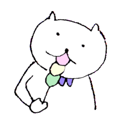 [LINEスタンプ] えりつきのねこ 