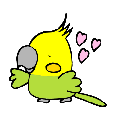 [LINEスタンプ] インコの心 