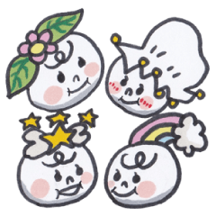 [LINEスタンプ] スマイルちゃんの 素敵な帽子 fetchpriority=high