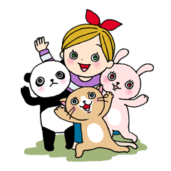 [LINEスタンプ] ハロー！ミアと仲間たち 