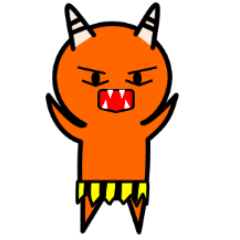 [LINEスタンプ] 赤おに 