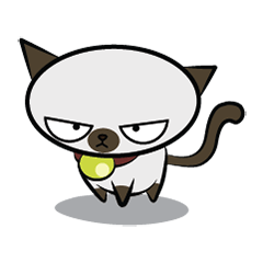 [LINEスタンプ] Vichian the cat (English) 
