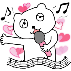 [LINEスタンプ] クマ犬・・・ 
