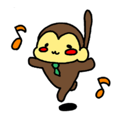 [LINEスタンプ] 週末音楽家 アッペルモンキー 