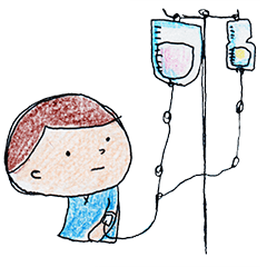 [LINEスタンプ] 入院中 