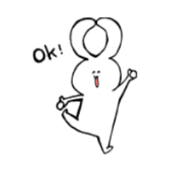 [LINEスタンプ] じわじわうさぎ 