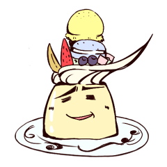 [LINEスタンプ] プリンのスタンプ 