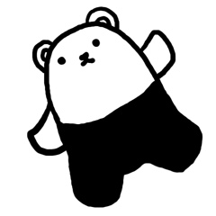 [LINEスタンプ] タイツくま 