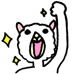 [LINEスタンプ] ジワジワくる アルパカさんスタンプ2 fetchpriority=high