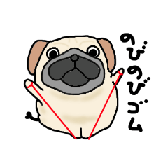 [LINEスタンプ] ダイエットパグ 
