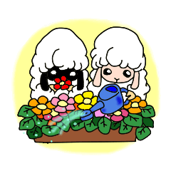[LINEスタンプ] ふたりのヒツジ 