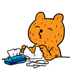 [LINEスタンプ] にこやかなくま 