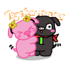 [LINEスタンプ] Oiishi-kun ＆ Dolly 