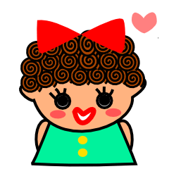 [LINEスタンプ] おませちゃん 