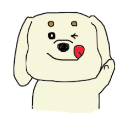 [LINEスタンプ] ゆる犬シロゥ。 