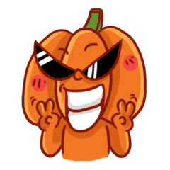 [LINEスタンプ] Pumpkinman's expression fetchpriority=high