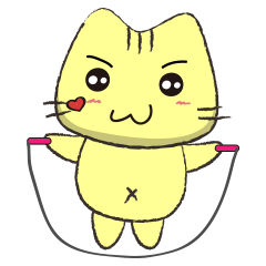 [LINEスタンプ] きいろ子猫 