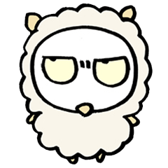 [LINEスタンプ] 反抗ヒツジ 