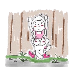 [LINEスタンプ] らくがき子のゆるゆるお絵かきスタンプ。 fetchpriority=high