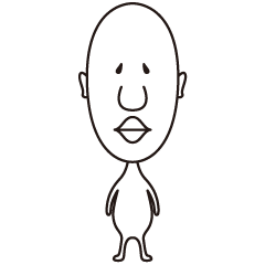 [LINEスタンプ] Nose Lip Man 