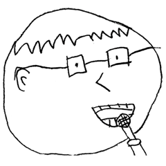 [LINEスタンプ] めがねのボー君 