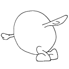 [LINEスタンプ] 白くてまるいヤツ 