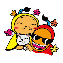 [LINEスタンプ] 関西の殿様と九州の殿様の日常 