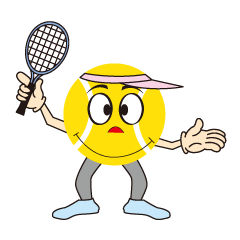 [LINEスタンプ] テニスしょ1 