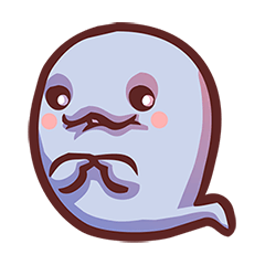 [LINEスタンプ] Enfu Speech Ghosts Set A 